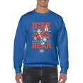 thumbnail image 1 of Bear Paws - Cool And Bold ICEE Vintage Style Men's Sweatshirt, 1 of 4