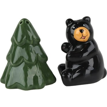 Bear & Pine Tree Salt & Pepper Shaker Set