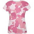 thumbnail image 1 of Bear Pink Camo All Over Womens T-Shirt - X-Large, 1 of 2