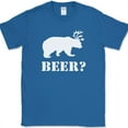 thumbnail image 1 of Bear Plus Deer Equals Beer T-Shirt Funny Drinking Drunk Bar Tee - Royal Blue, XL, 1 of 1