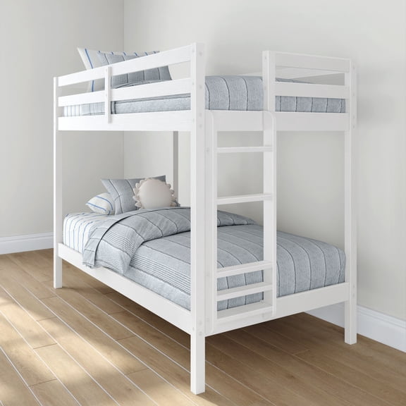 Bear Plywood Twin/Twin Bunk, Brushed White