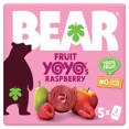thumbnail image 1 of BEAR Fruit Yoyos Raspberry - 1 Box of 5 x 2 Rolls - British Snack, 1 of 5