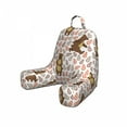 thumbnail image 1 of Bear Reading Pillow Cover, Repetitive Cartoon Forest Animal Illustration, Unstuffed Printed Bed Rest Case from Soft Fabric, Small, Chocolate Multicolor, by Ambesonne, 1 of 4