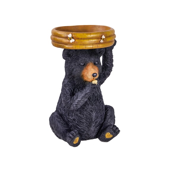 Bear Resin Birdbath