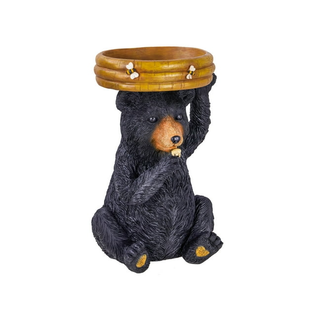 Bear Resin Birdbath