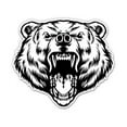 thumbnail image 1 of Bear Roaring - 7" Vinyl Sticker - For Car Laptop I-Pad - Waterproof Decal, 1 of 1