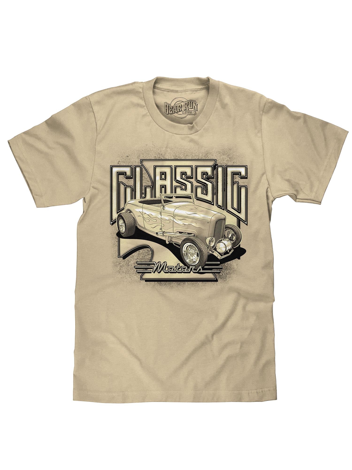 Men's Classic Hot Rod Car T-Shirt by Bear Run Dominican Republic