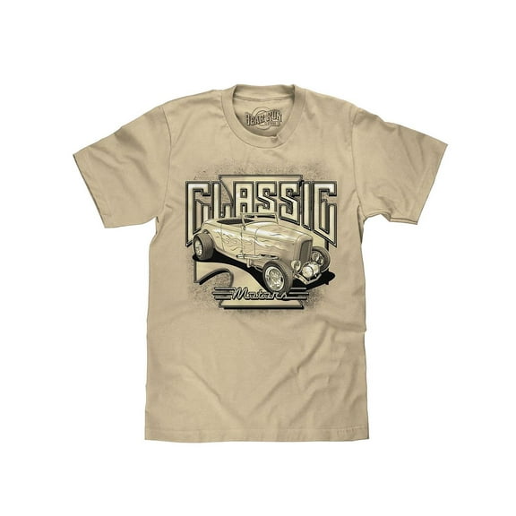 BEAR RUN Men's Classic Motors Hot Rod Car T-Shirt (XL)