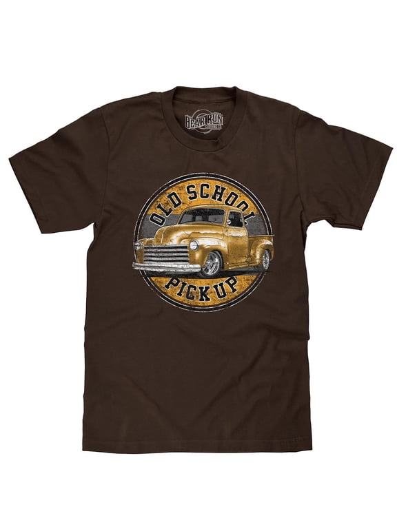 BEAR RUN Men's Old School 50s Pickup Truck T-Shirt (XXL)