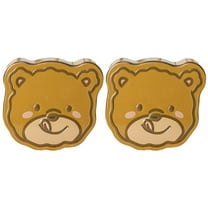 Bear Shape Cookie Tin Box Tinplate Metal Storage Containers (2pcs)