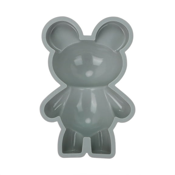 Bear Shape Silicone Chocolate Mold, Non-Stick, Reusable, For Candy/Cake/Mousse/Jelly, Ideal for Parties/Holidays