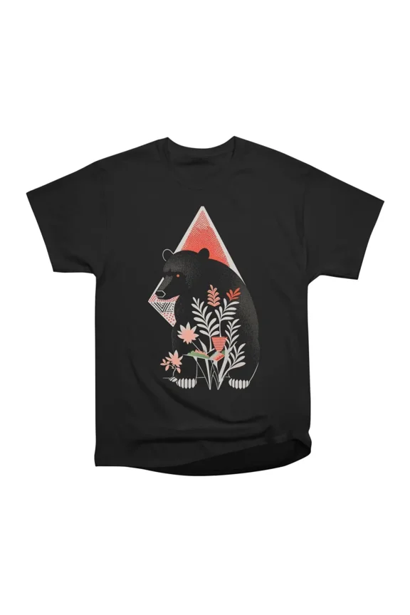 Bear Shape T-Shirt Tee Gift For Him Merch For Her Apparel For Friend