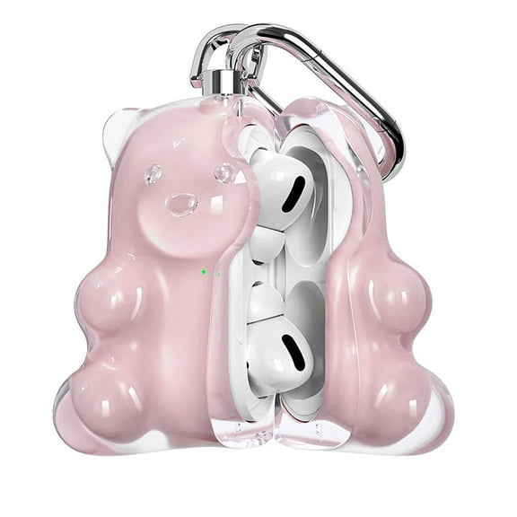 Bear Shaped Earphone Case for Airpods Pro/Airpods Pro2/Airpods 3/Airpods 4, Cartoon Bear Design Hard Full Protective Cover, Wireless Bluetooth Earphone Case Accessories