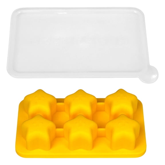 Bear-Shaped Silicone Ice Cube Tray with Lid, Easy Release Mold for Drinks and Parties