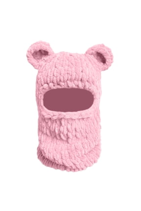 Bear Ski Machine Washable Knit Face With Ears & Face For Cold Weather Skiing Climbing 1pc