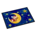 thumbnail image 1 of Bear Sleeping in the Moon and Stars Door Mat, 1 of 4