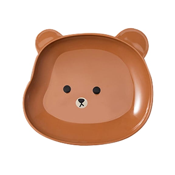 Bear Snack Plates, Cute Dinner Plates, Food Plates For Party And Kids, Cartoon Biscuit And Candy Plates Food Grade Standards