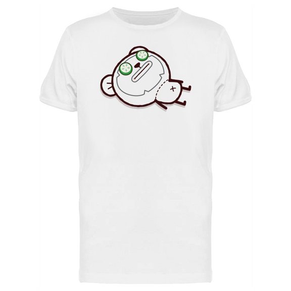 Bear Spa With Cucumber Mask T-Shirt Men -Image by Shutterstock, Male 4X-Large