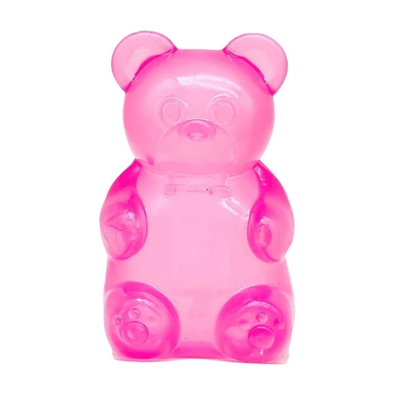 Bear Squishy Stress Ball - Transparent Gummy Bear Squeeze Doll, Soft Teddy Bear Stress Relief Fidget, Decompression Sensory Squeeze Ball