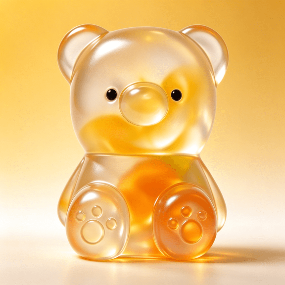 Bear Squishy Stress Balls Toy, Translucent Fidget Bear Toy For Desk Decor And Stress Relief, Portable Calming Toy Helps Ease Tension Wherever You Go