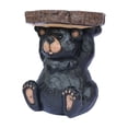 thumbnail image 1 of Hi-Line Gift Ltd. Bear Statue Plant Stand w/Solar Light, 1 of 5