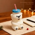 thumbnail image 1 of Bear Straw Cup 2025 – Adorable 20oz Borosilicate Glass with Straw, Heat Resistant Mug for Coffee, Smoothies, and Everyday Beverages, 1 of 9