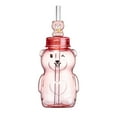 thumbnail image 1 of Bear Straw Cup - 430ml Cute BPA-Free Leak-Proof Kids Drinkware with Bear Design, 1 of 1