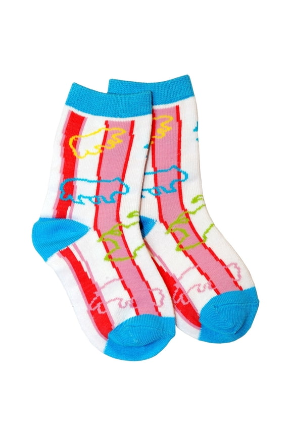 Bear Stripe Kid's Socks - 9-2