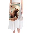 thumbnail image 1 of Bear Stylish Chiffon Summer Dress for Women - Lightweight Beach Dresses with Polyester Straps, 1 of 6