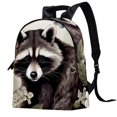 Bear Stylish Leather Boys Backpacks Traveling Computer Bag Lightweight