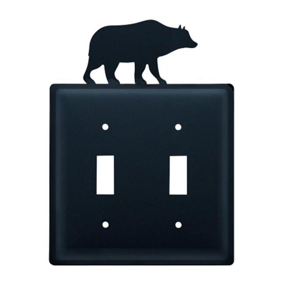 Bear Switch Cover Double - Black