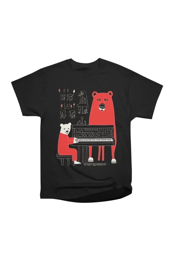 Bear Synth T-Shirt Tee Gift For Him Merch For Her Apparel For Friend