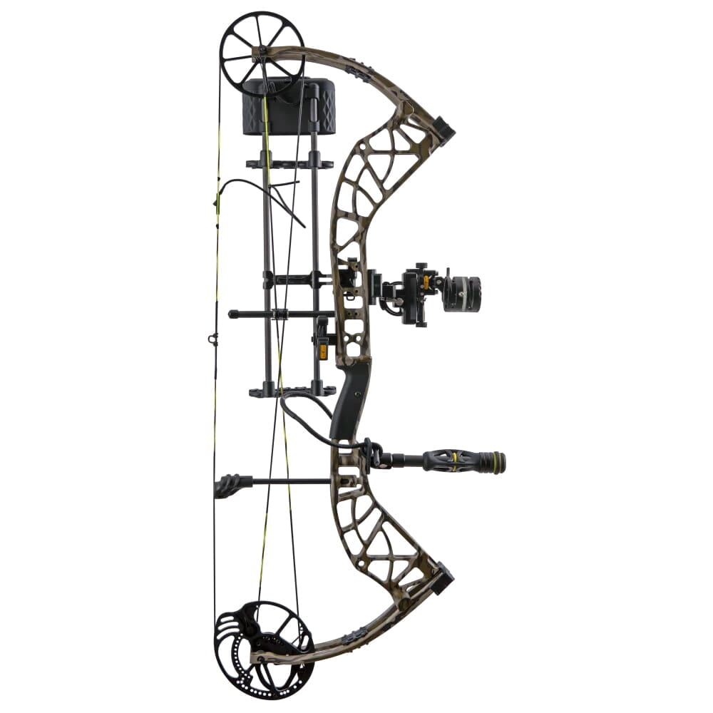 Bear Archery The Hunting Public Adapt2+ RTH LH60 Compound Bow, Mossy Oak Bottomland, 320 FPS, 24-31" Draw, 45-60 lbs, KillerWave Dampeners, Bear Paw Grip (AV57A120B6L)