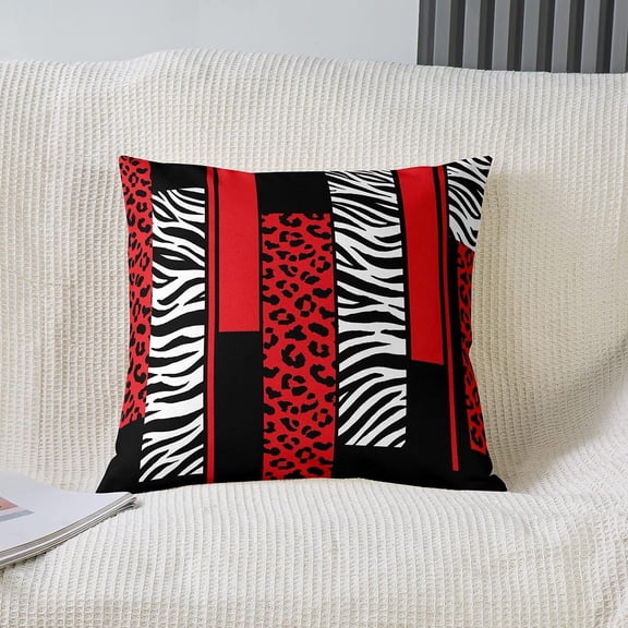 Bear Throw Pillow Covers 18"x18" Set of 4 Soft Wild Animal Cushion Covers Couch Sofa Rustic Cabin Country Nature Wildlife Bear Tree Yellow Brown Decorative Pillowcases Outdoor Pillows Covers