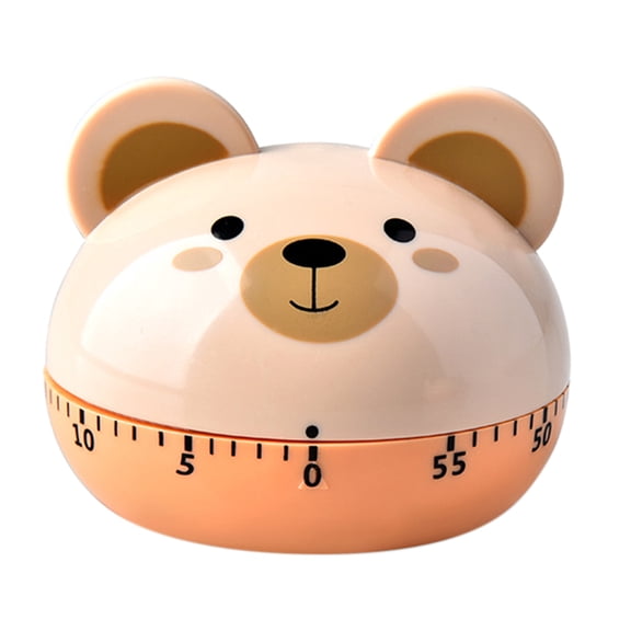 Bear Timer Mechanical Cute Kitchen Timer Stainless Steel Precision Life Timer