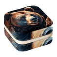 thumbnail image 1 of Bear Travel Portable Square Display Case: Earring and Necklace Organizer - Ideal for Girls and Women, 1 of 6