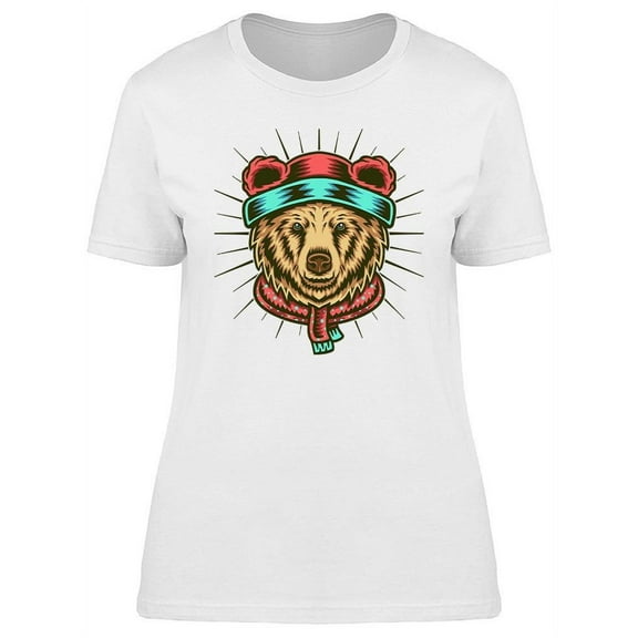 Bear Winter T-Shirt Women -Image by Shutterstock, Female Large