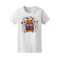 thumbnail image 1 of Bear With Flowers And Leaves Tee Women's -Image by Shutterstock, 1 of 2