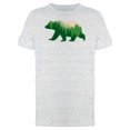 thumbnail image 1 of Bear With Green Forest Inside T-Shirt Men -Image by Shutterstock, Male Small, 1 of 2
