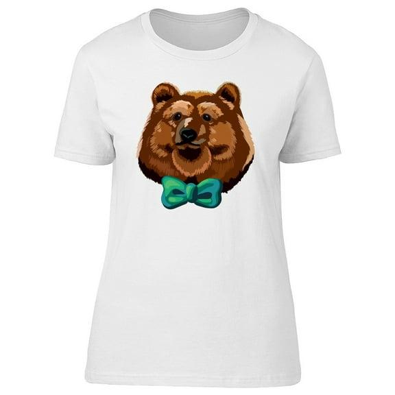 Bear With Green Ribbon Classy T-Shirt Men -Image by Shutterstock, Male 4X-Large