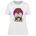 thumbnail image 1 of Bear With Karate Uniform T-Shirt Women -Image by Shutterstock, Female Large, 1 of 2