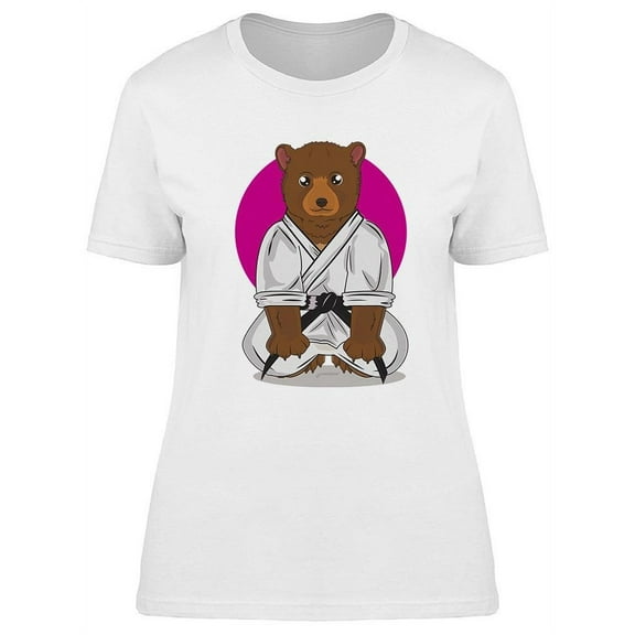 Bear With Karate Uniform T-Shirt Women -Image by Shutterstock, Female x-Large