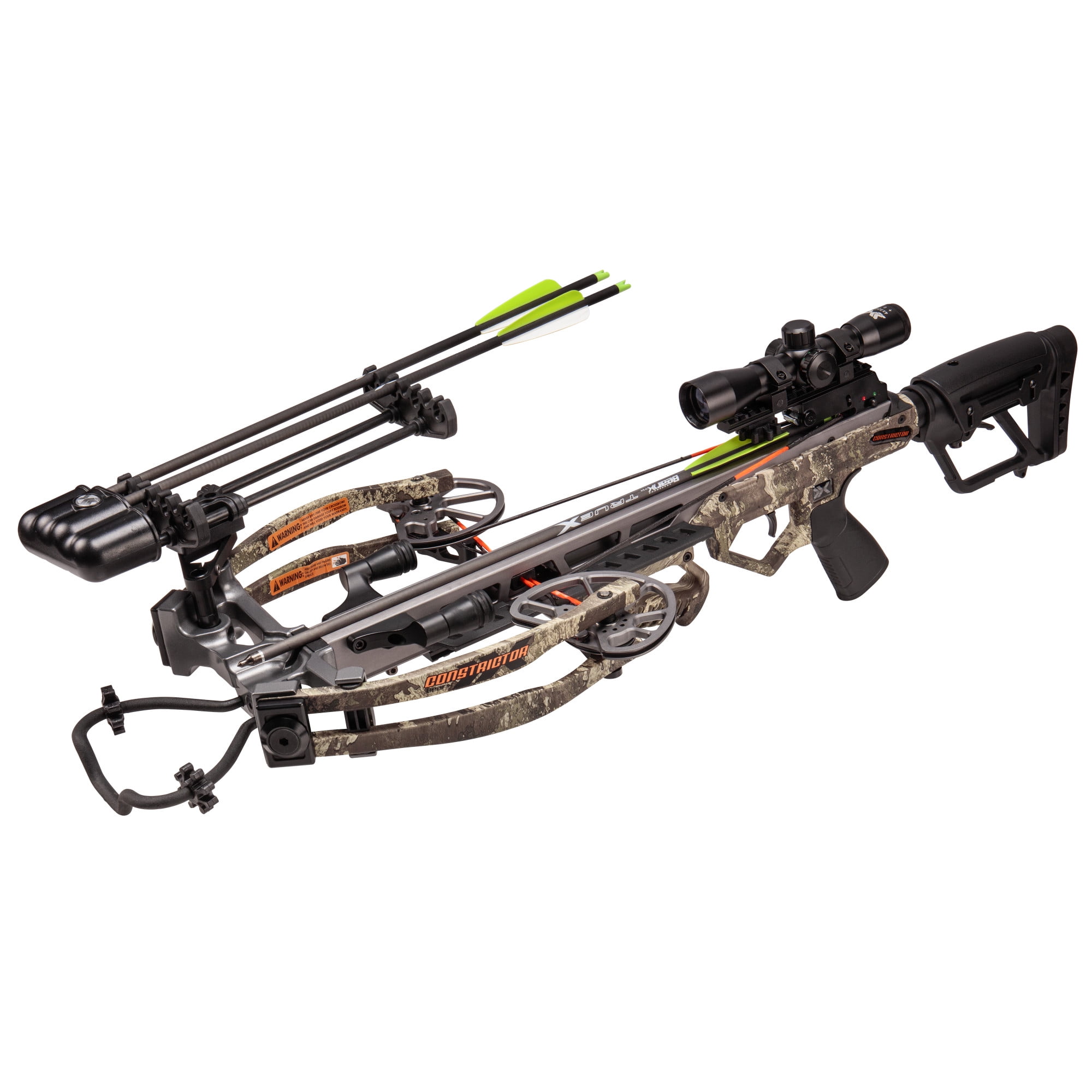 Bear X Constrictor Ready to Shoot Crossbow Package with Scope, Quiver