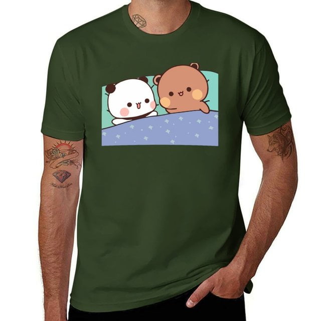 Bear and Panda Bubu Dudu Balloon T-Shirt customs design your own plus sizes anime mens big and tall t shirts Xinyi