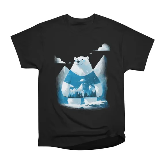 Bear in Style T-Shirt Tee Gift For Him Merch For Her Apparel For Friend