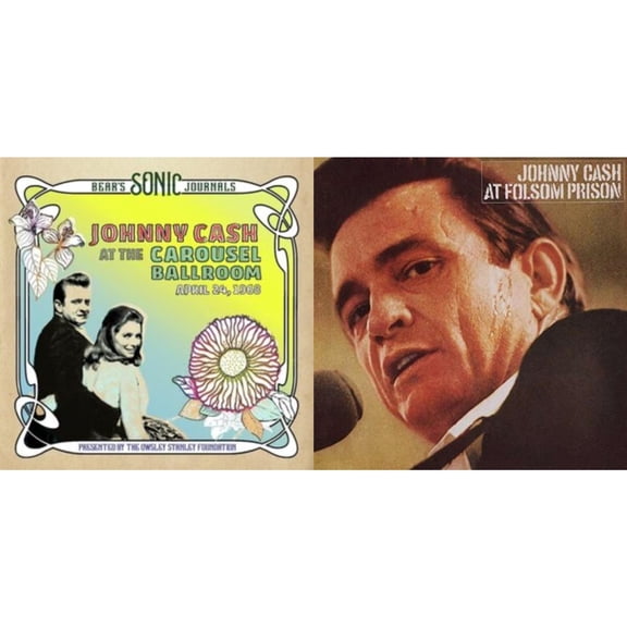 Bear's Sonic Journals: Johnny Cash, At The Carousel Ballroom, April 24, 1968 (2LP) & At Folsom Prison