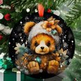thumbnail image 1 of Bear6 Christmas Ornament, Holiday Tree Ornament, Gift for Mom, Romantic Valentine Decoration, Celebration Hanging Decor, Keepsake 2025, 1 of 5