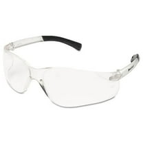 BearKat BK1 Series Safety Glasses, Indoor/Outdoor Clear Mirror Lens, Duramass Scratch-Resistant, Clear Frame | Bundle of 2 Pairs