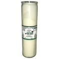 thumbnail image 1 of BearNaturalOrganics 7 Day Candle Prayer Glass Unscented All Natural Pure Organic Vegan Dye Free Soy Wax 2 inches x 9 inches Pillar candle 12 Pack, 1 of 3