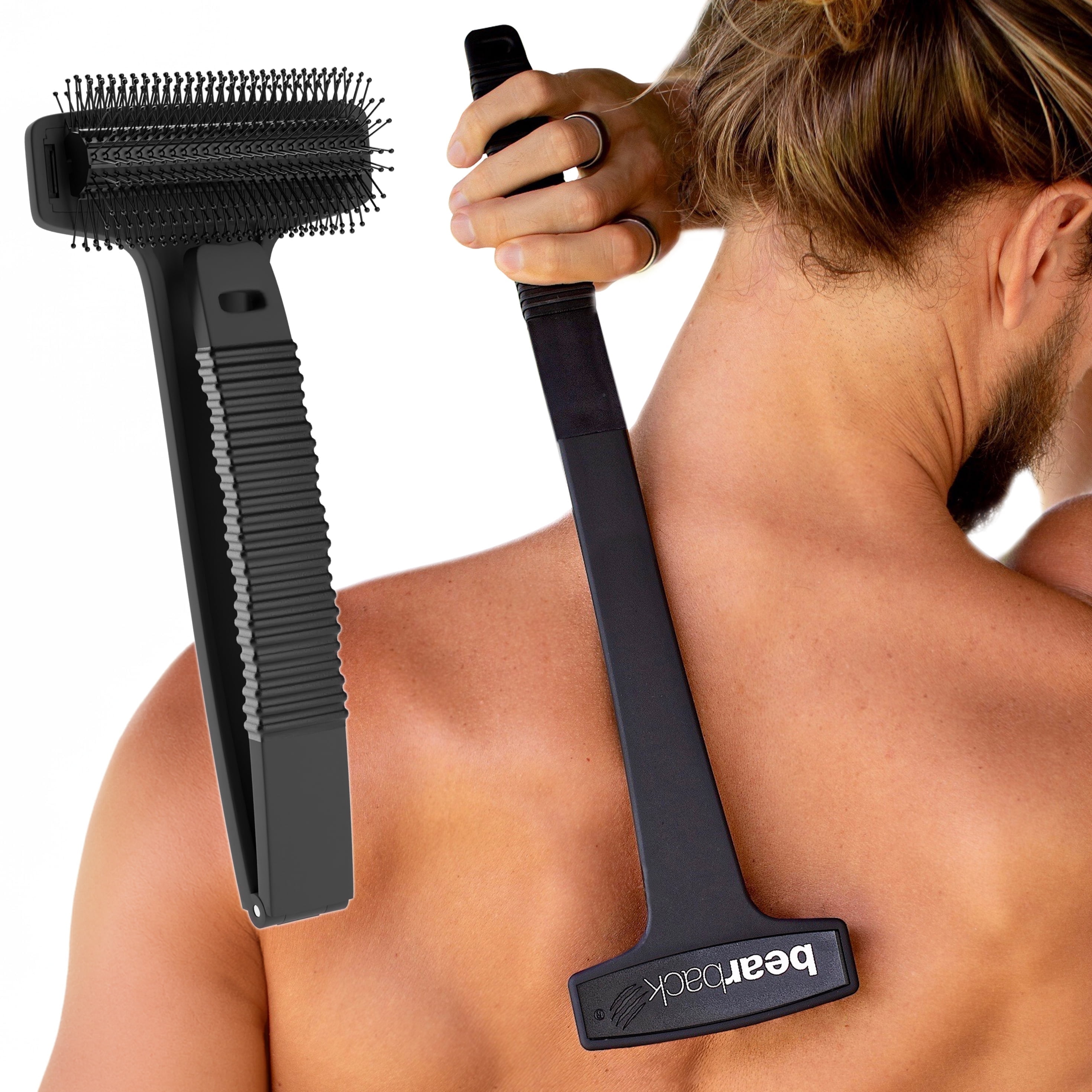 Bearback Extendable Back Scratcher Long Reach, Folding Ergonomic Handle, Heavy-Duty